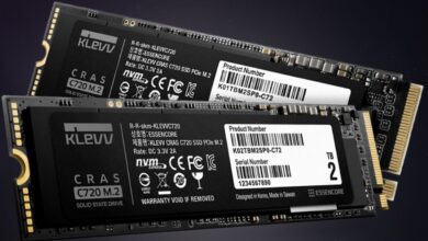 Photo of KLEVV Launches New CRAS C920 and C720 PCIe M.2 Gen4x4/3×4 SSDs