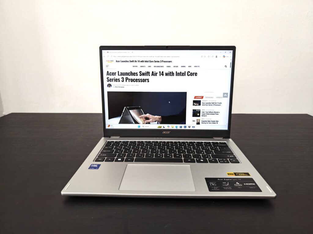 Acer Aspire Spin 14 (ASP14-51T) Review: Productivity Meets Convertible Flexibility